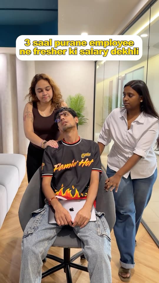 Reel from @monastic.media: When the fresher salary hits harder than the workload 💀